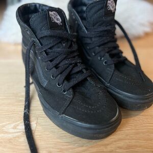 Vans Black High-Top Sneakers